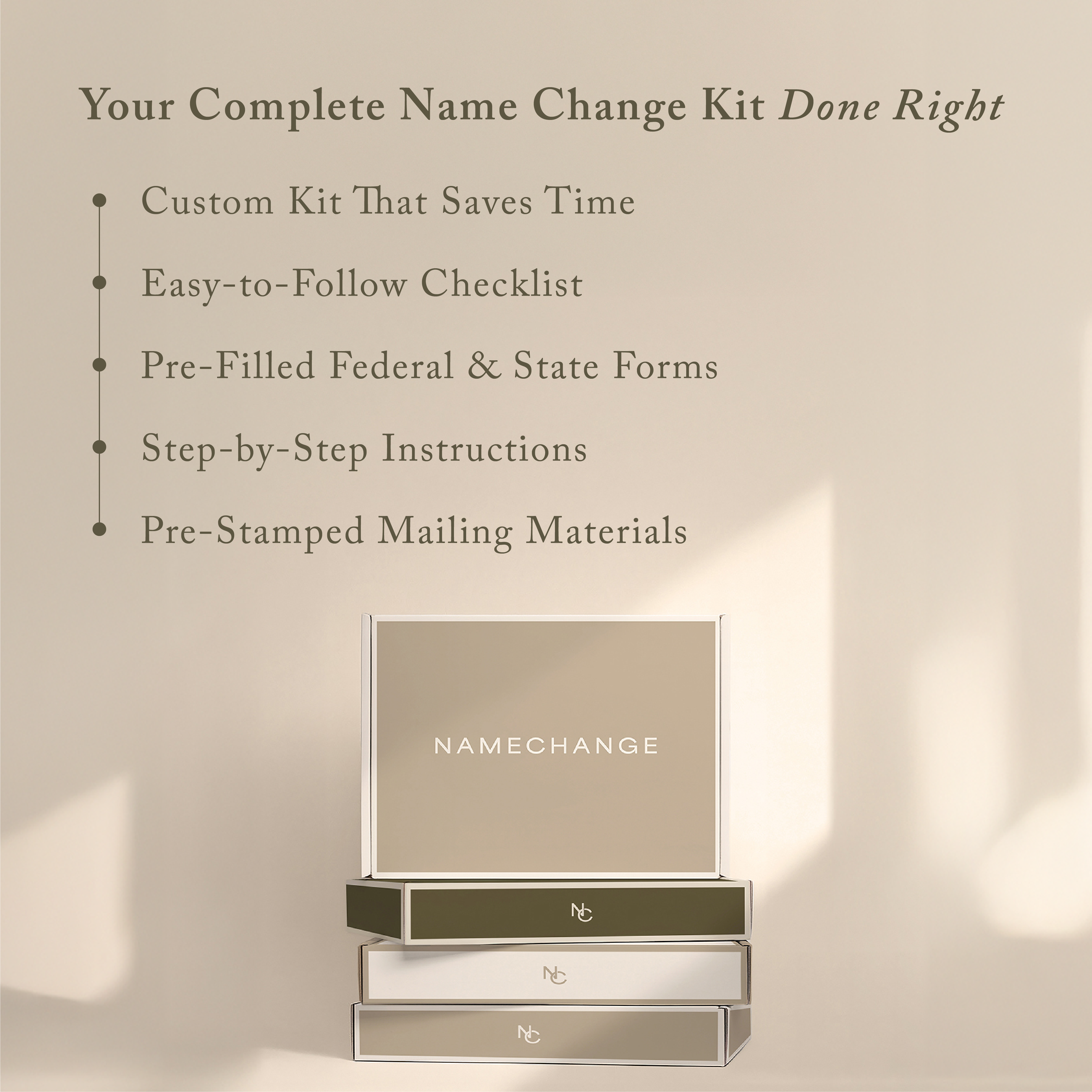 Name Change Kit