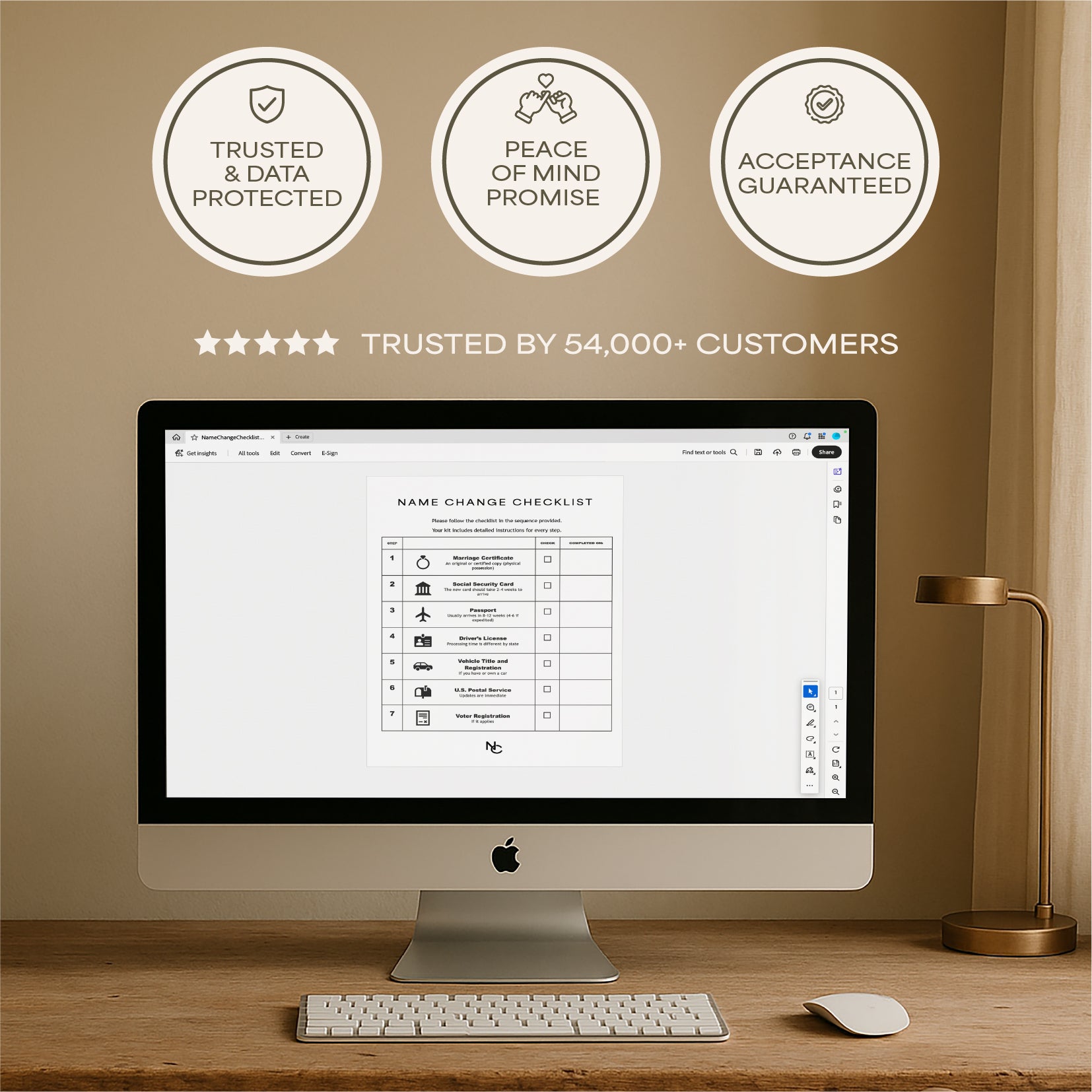 Newly Named Name Change Kit (Print at Home)